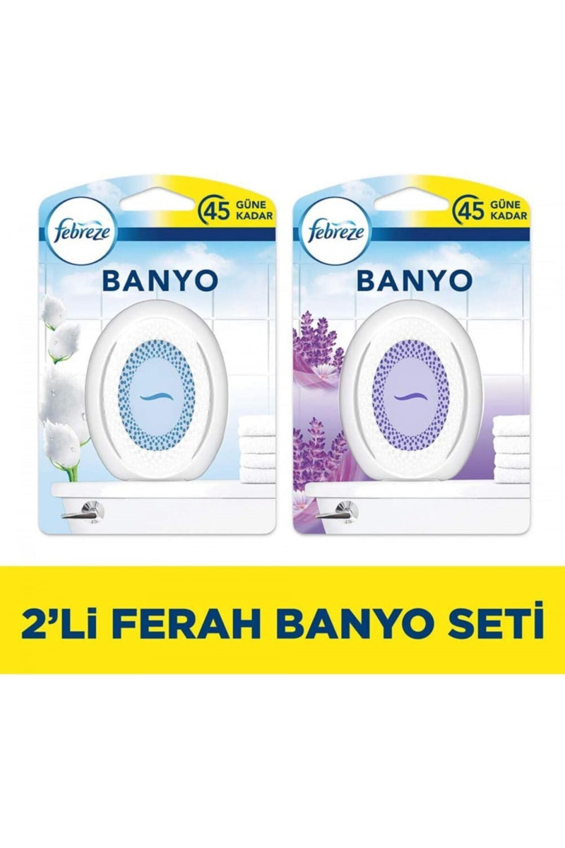 Hava Ferahlatıcı 300 Ml Banyo Oda Kokusu Temiz Çarşaf Ferahlığı & Lavanta