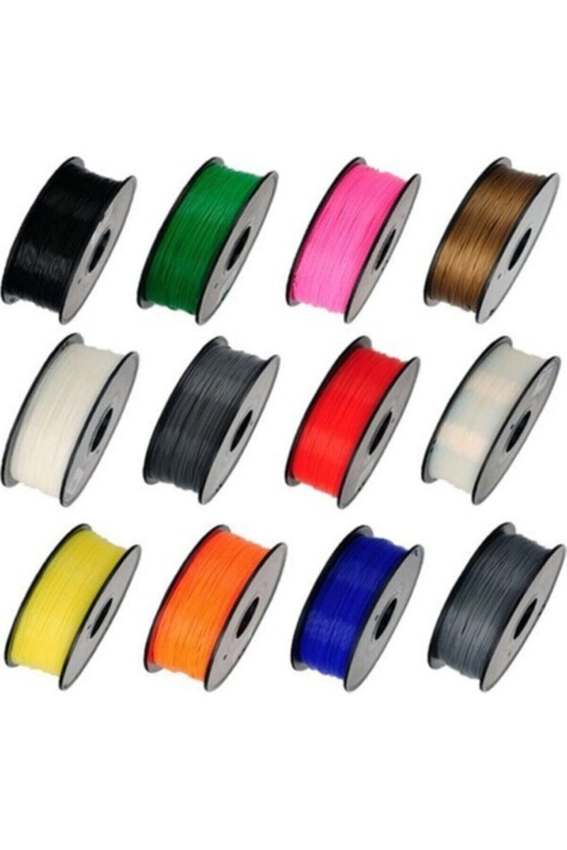 PLA Filament 3D Kalem Yazıcı Filament 10 Renk 10 Metre