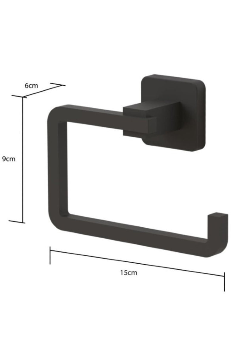 Tuvalet Kağıdı Askısı Açık Tuvalet Kağıtlık , Siyah