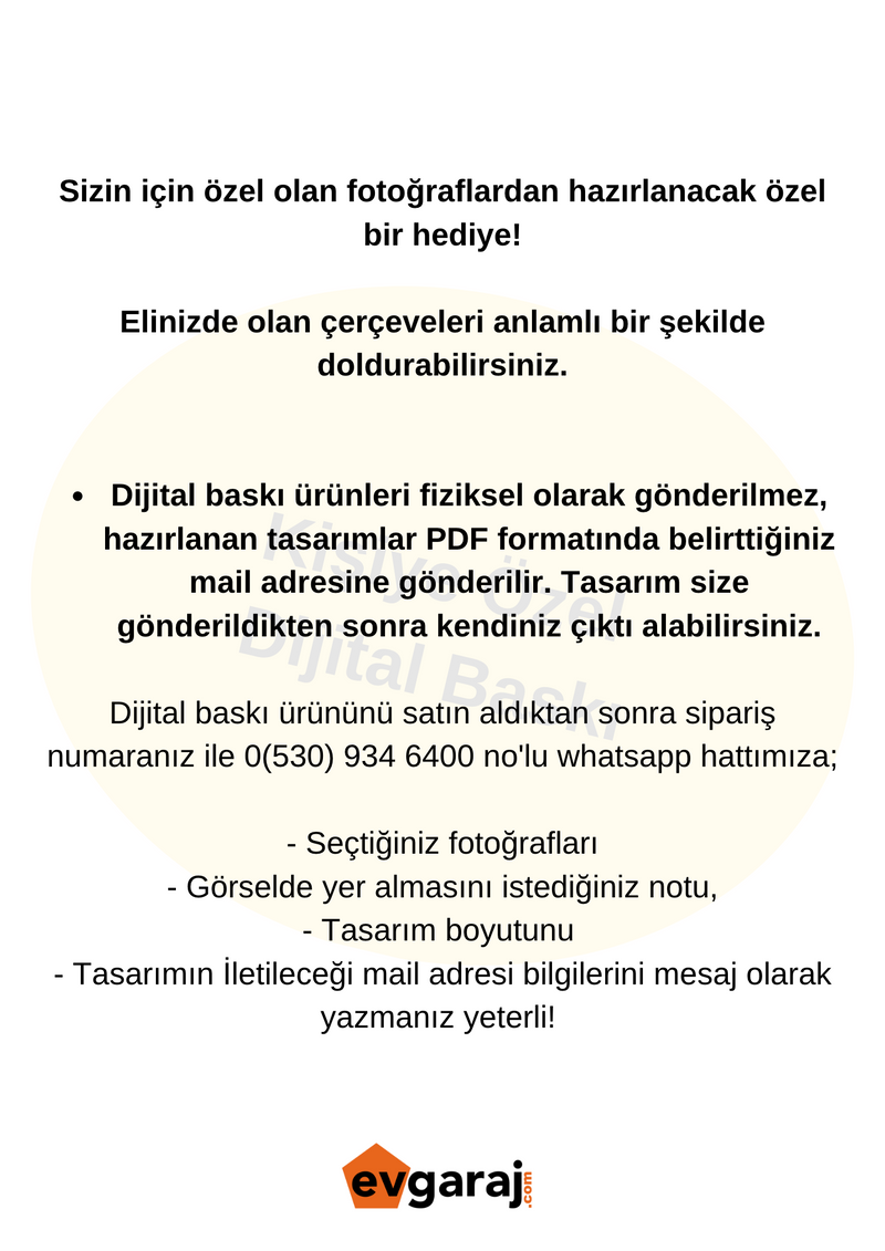 Kişiye Özel Dijital Baskı Tasarım Sevgililer Günü Hediyesi