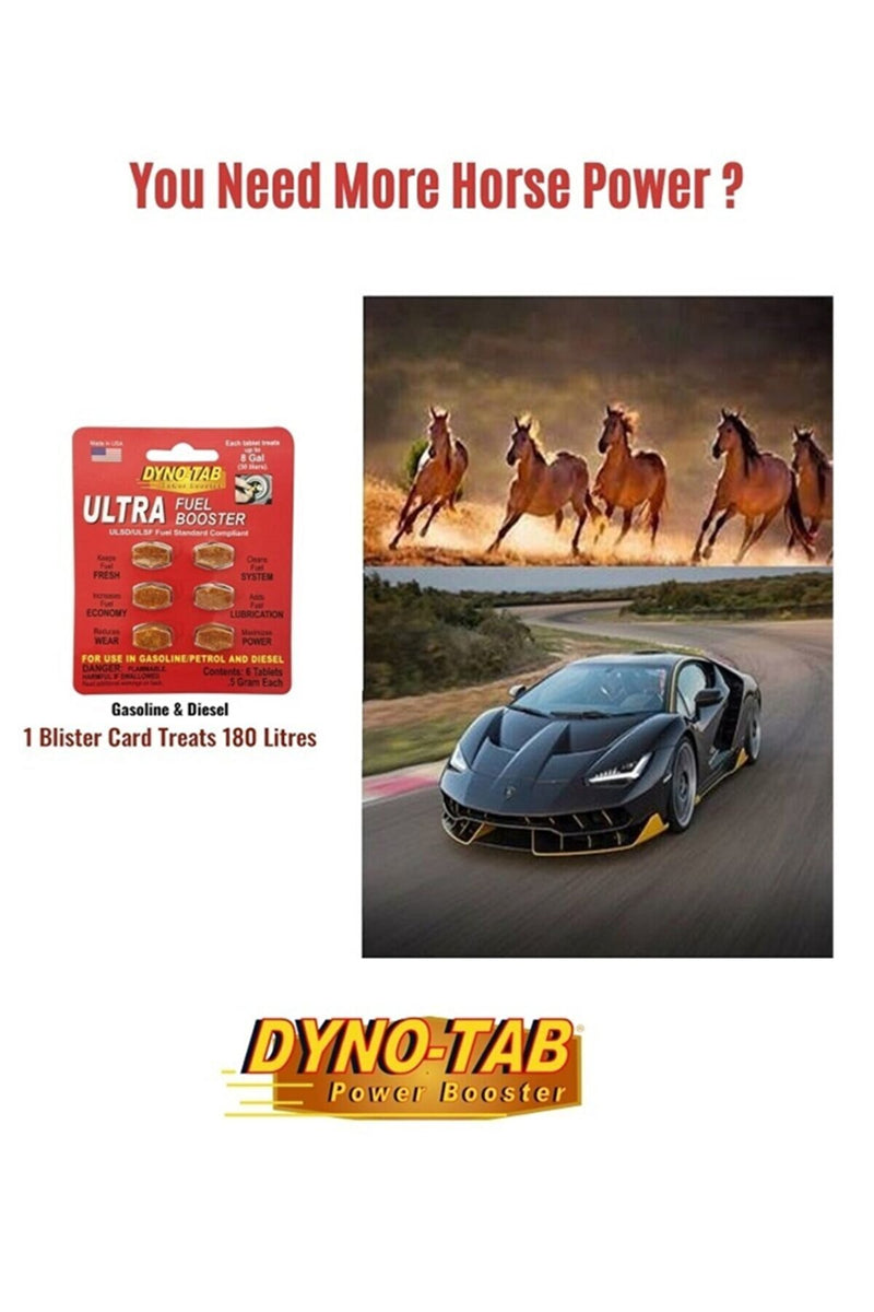 Dyno Tab Ultra Yakıt Performans Güçlendirici Benzin ve Dizel