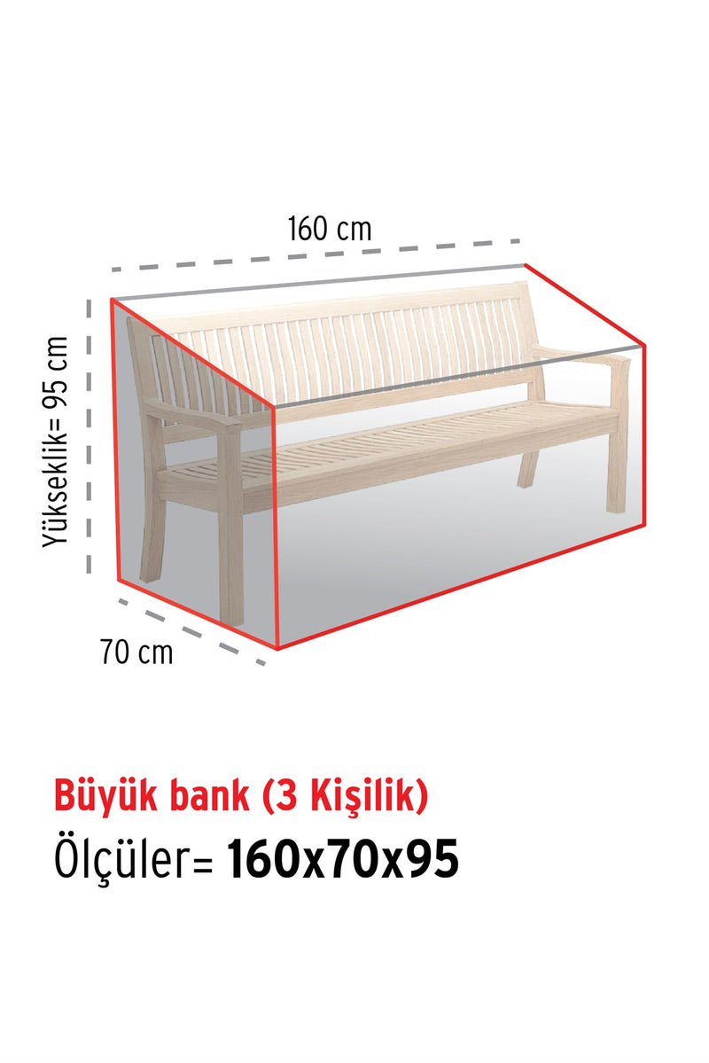 Bank Koruma Örtüsü 160 x 70 x 95 cm