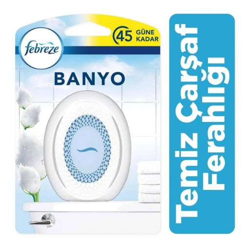 Febreze Hava Ferahlatıcı Banyo Oda Kokusu Temiz Çarşaf Ferahlığı 7,5 ml