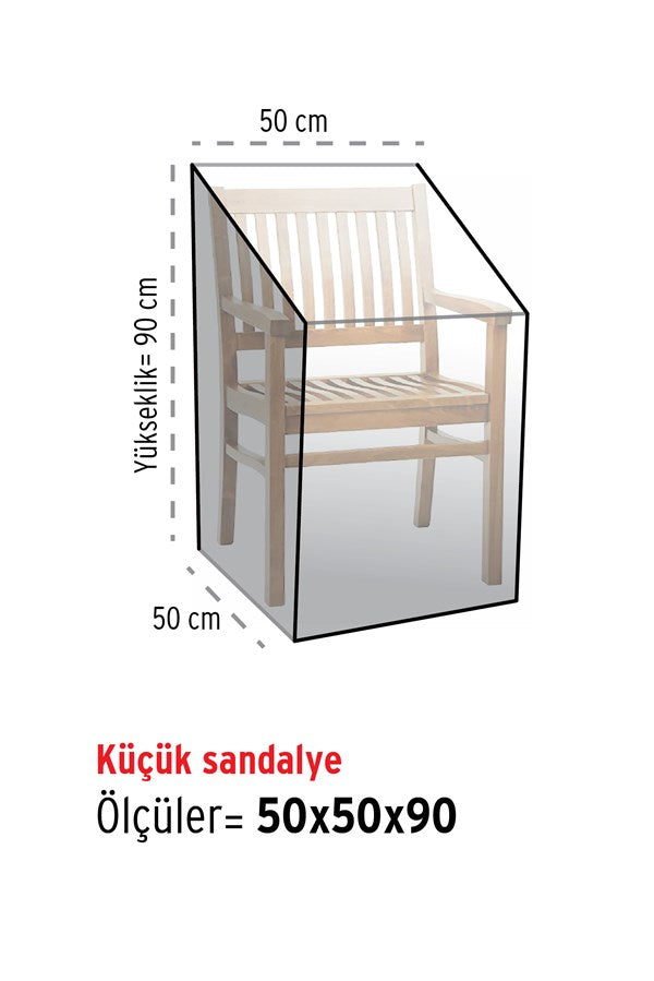 Bahçe Sandalye Koruma Örtüsü Yağmur Toz Koruma 50 cm