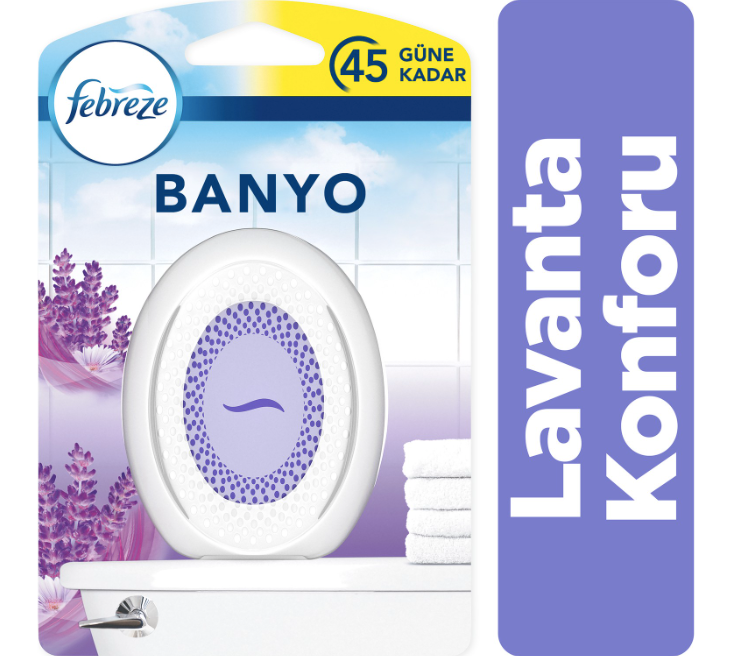 Febreze Hava Ferahlatıcı Banyo Oda Kokusu Lavanta 7,5 ml